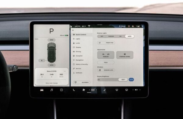 Tesla Model Y Smart SUV infotainment screen Controls all