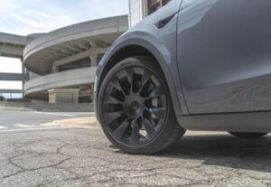 Tesla Model Y Smart SUV wheels view