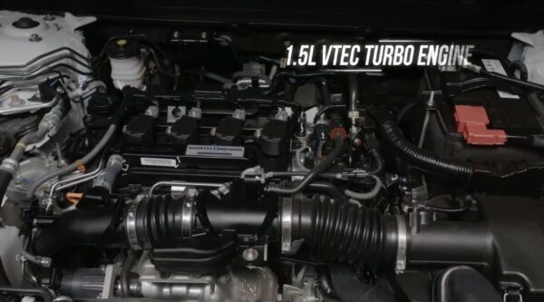 10th generation Honda Accord sedan engine view