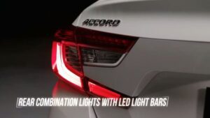 10th generation Honda Accord sedan tail lights close view