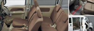 1st Generation Nissan Clipper minivan full interior view