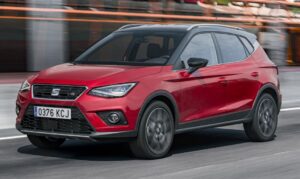 1st generation seat arona crossover front side view