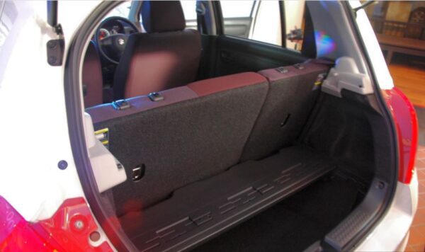 1st generation suzuki swift hatchback luggage area view