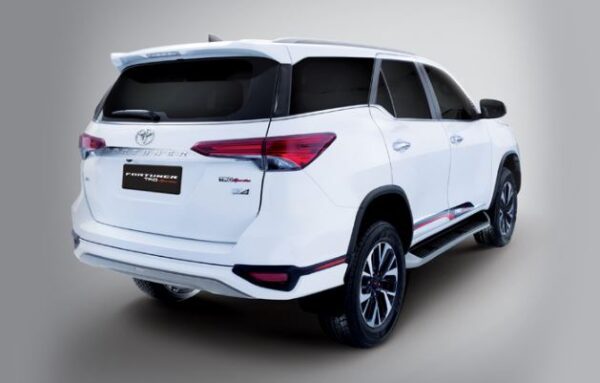 2nd Generation Toyota fortuner sportivo suv side rear view