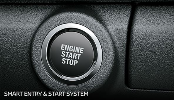 2nd Generation Toyota fortuner sportivo suv smart engine start button