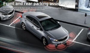 4th Generation Kia Cerato sedan parking sensors