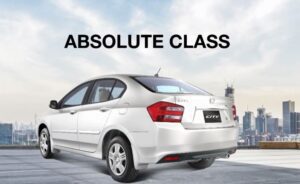 5th Generation Honda City Sedan side rear view