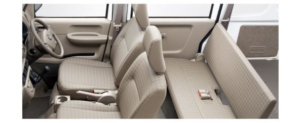 8th Generation Mitsubishi mini cab interior view