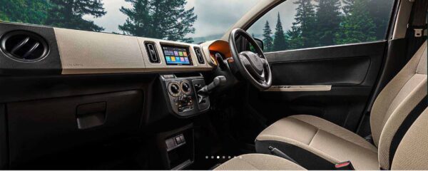 8th Generation Suzuki Alto front cabin interior view full