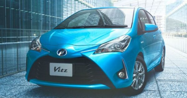 3rd Generation facelifted toyota vitz title image