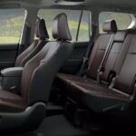 4th generation Toyota Land Cruiser Prado SUV full front cabin interior view