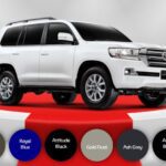 J200 Toyota Land Cruiser SUV available colors