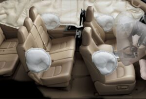 J200 Toyota Land Cruiser SUV full interior safety view