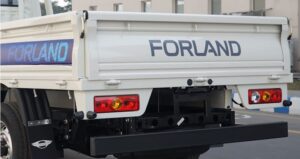 JW Forland t5 pickup truck Rear view