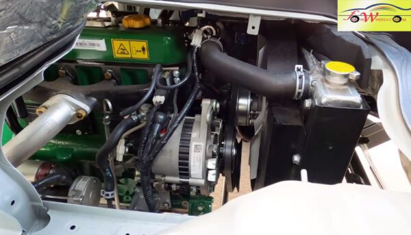 JW Forland t5 pickup truck engine view