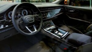 1st generation Audi Q8 SUV beautiful interior view