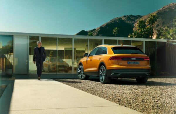 1st generation Audi Q8 SUV beautiful rear view