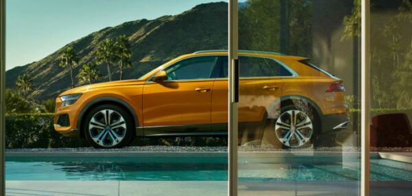 1st generation Audi Q8 SUV beautiful side view