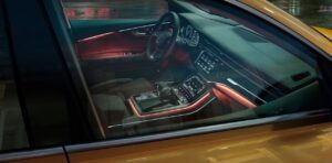 1st generation Audi Q8 SUV front cabin interior features