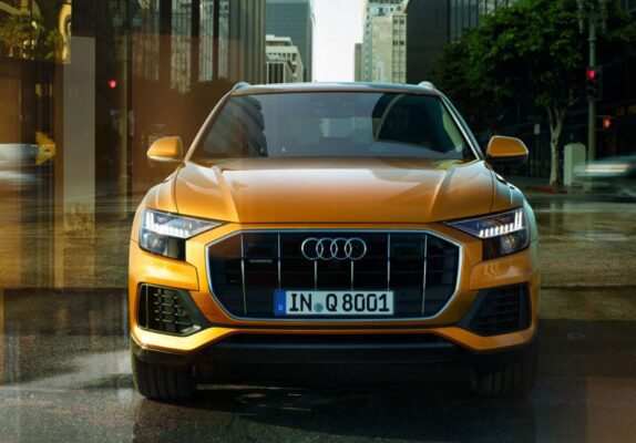 1st generation Audi Q8 SUV full front view