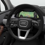 2nd Generation audi Q7 SUV steering wheel and controls