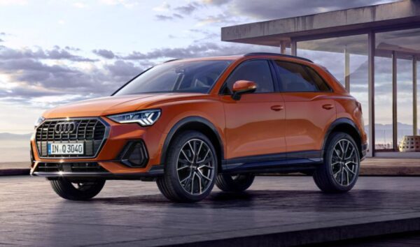 2nd generation Audi Q3 SUV front side view
