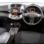 3rd generation Toyota Rav4 SUV beautiful interior cabin view
