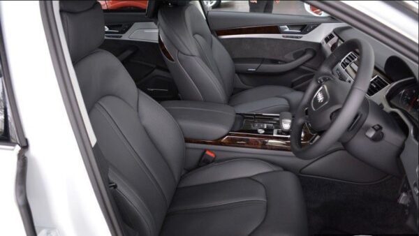 3rd generation facelift audi A8 L front seats view