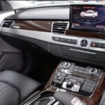 3rd generation facelift audi A8 L infotainment screen and other controls