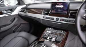 3rd generation facelift audi A8 L infotainment screen and other controls