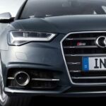 4th generation Audi A6 S6 sedan front grille close view