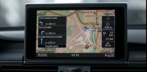 4th generation Audi A6 S6 sedan infotainment screen view