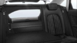 4th generation Audi A6 S6 sedan rear seat folded