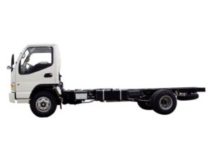 JAC HFC 1020k Medium Pickup truck deckless full side view