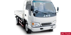 JAC HFC 1020k Medium Pickup truck front close view