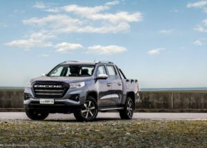1st generation changan f70 pickup truck dashing view grey