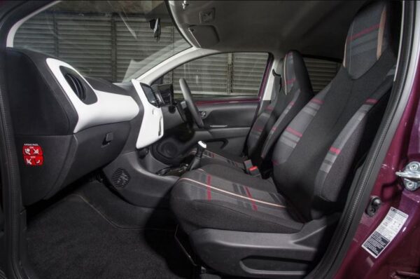 1st generation peugeot 108 hatchback front cabin full interior view