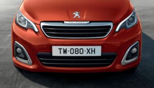1st generation peugeot 108 hatchback front close view