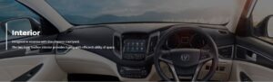 2nd generation changan eado sedan front cabin interior view