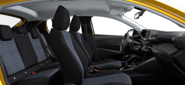 2nd generation peugeot 208 hatchback all seats view