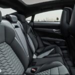 1st generation Audi E tron GT All Electric Sedan base rear seats view