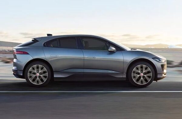 1st generation Jaguar i pace all Electric SUV full side view