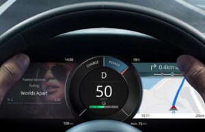1st generation Jaguar i pace all Electric SUV instrument cluster