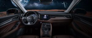 1st generation haval f7 suv front cabin interior view