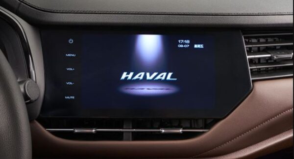 1st generation haval f7 suv infotainment screen view