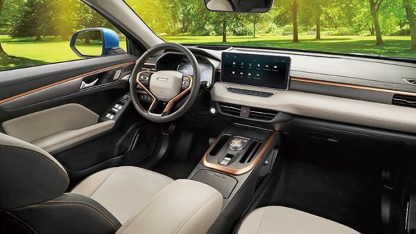 1st generation haval jolion suv front cabin interior features