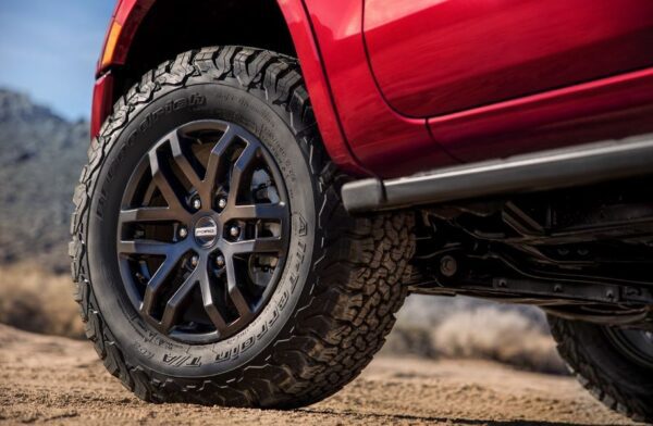 4th generation ford ranger pickup truck wheel view