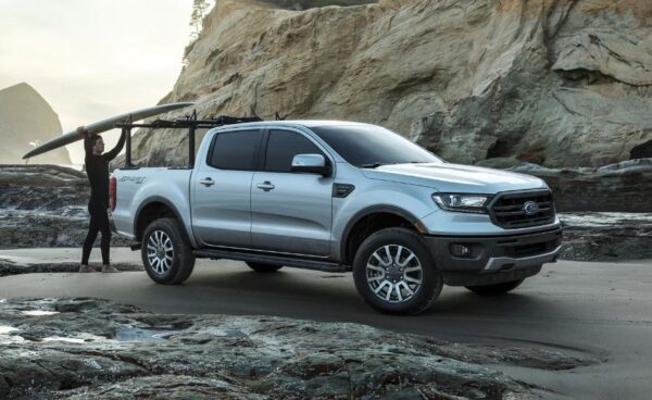 4th generation ford ranger pickup truck full side view