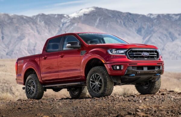 4th generation ford ranger pickup truck red awesome view