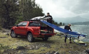 4th generation ford ranger pickup truck red loading view